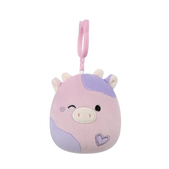 Squishmallows Patty The Cow Valentine's Clip - Picture 1 of 5